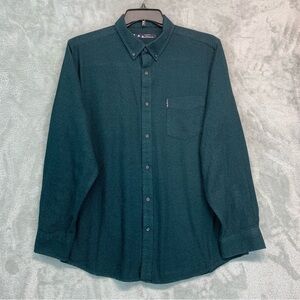 Ben Sherman Dark Gray Casual Button Down Shirt Size XL